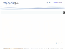Tablet Screenshot of maharisclinic.com